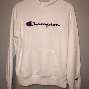 White Champion Hoodie